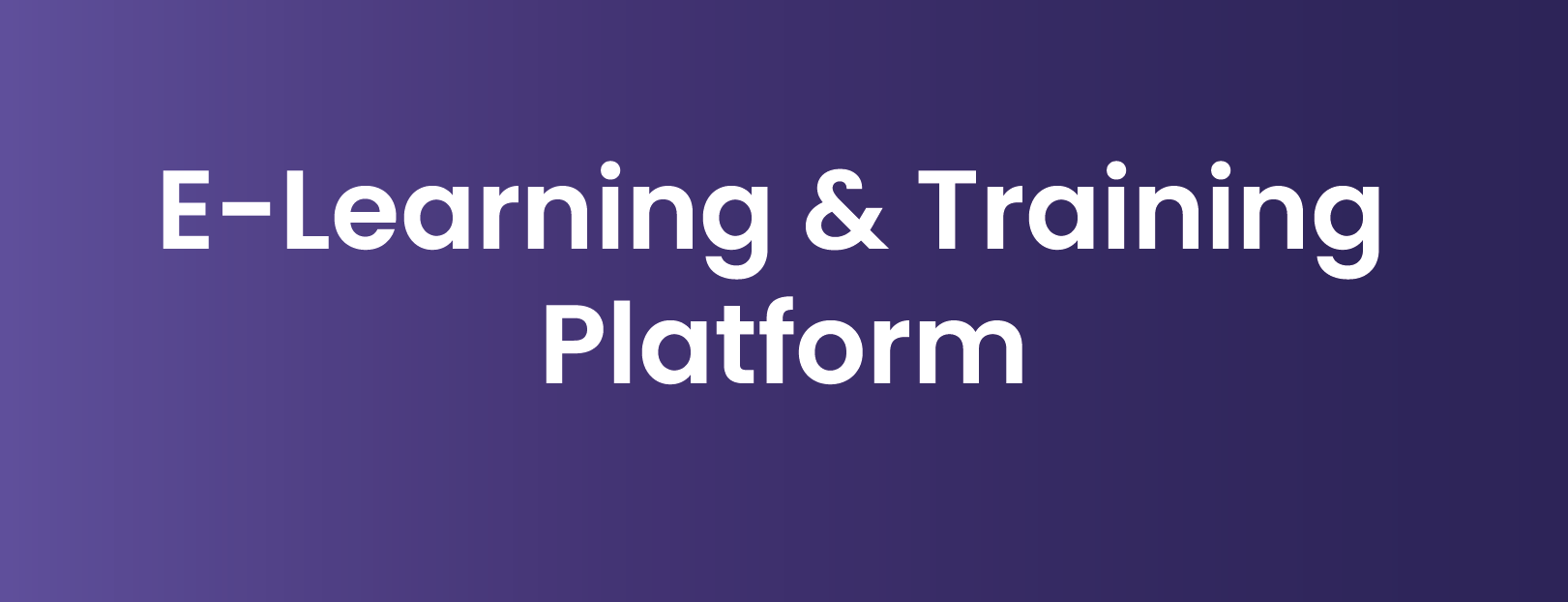 E-Learning & Training Platform